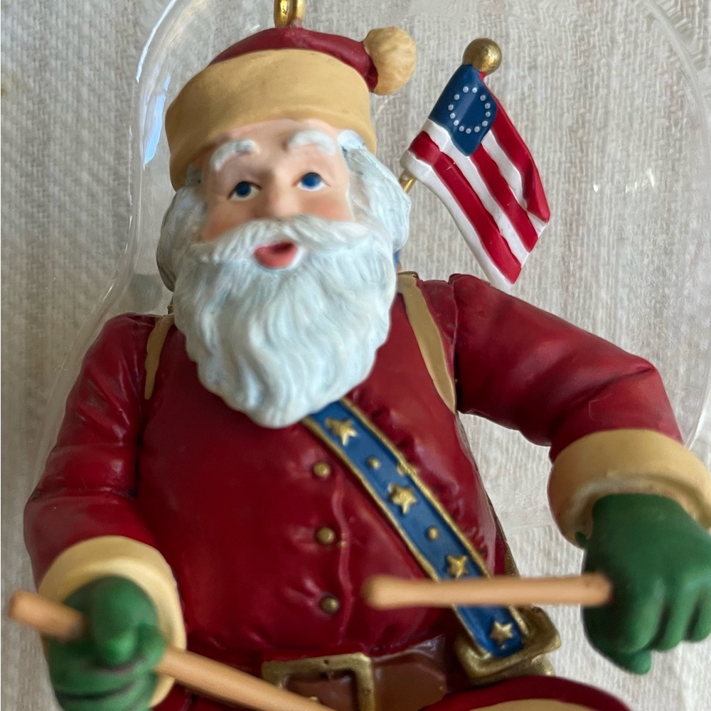 Yankee Doodle Santa 2005, Hallmark Keepsake Ornament. New